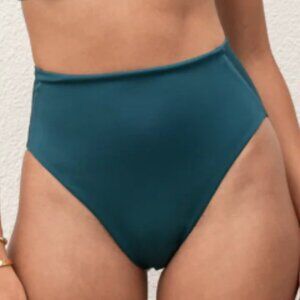 NWT Left on Friday Hi Hi Bottom Swimwear in Deep End (Teal) size Medium